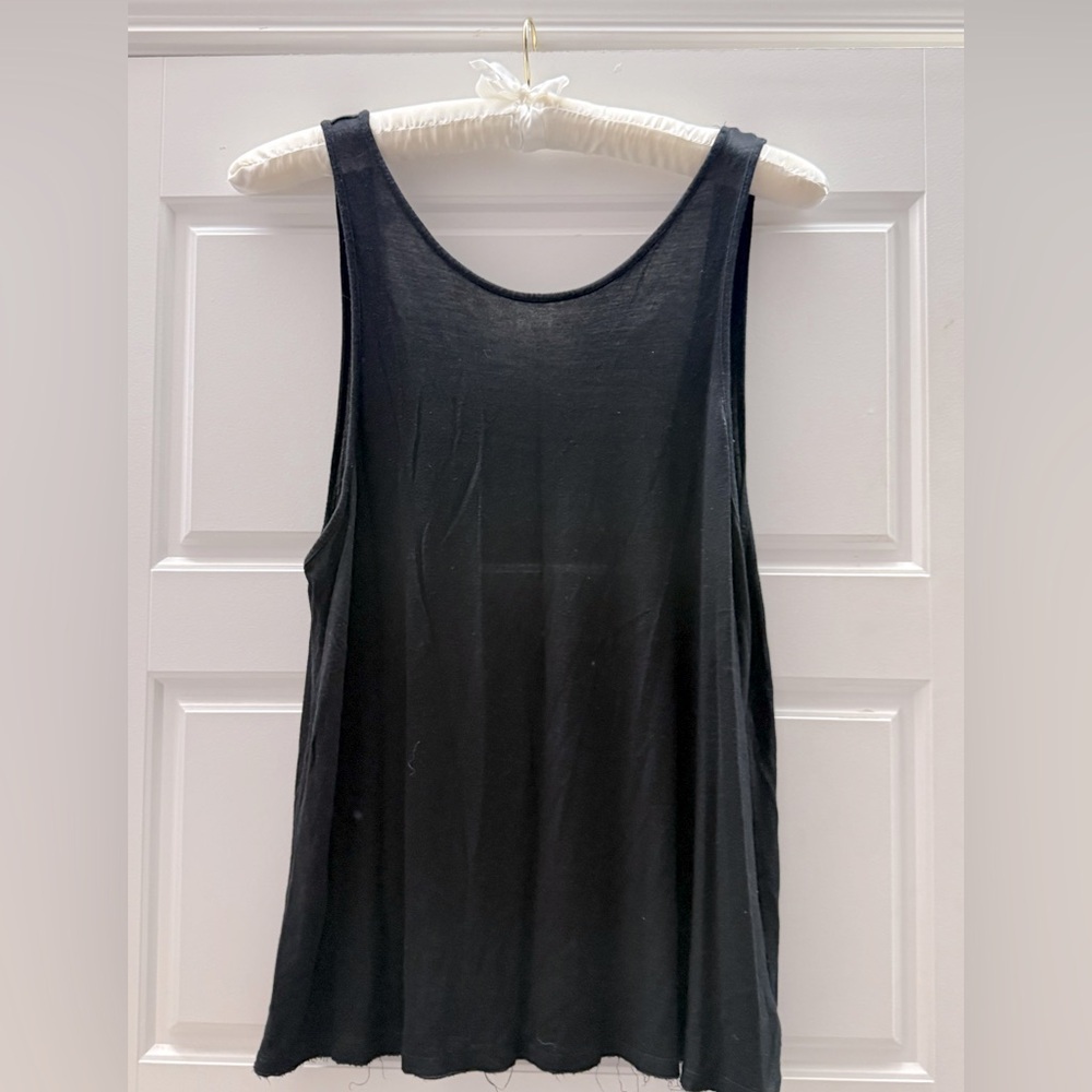 Mossimo Sheer Black Tank, sz lg
